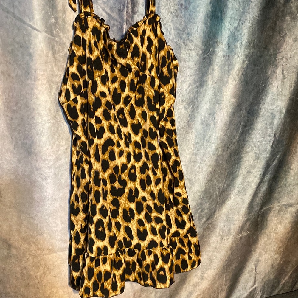 Bloomchic leopard mini dress